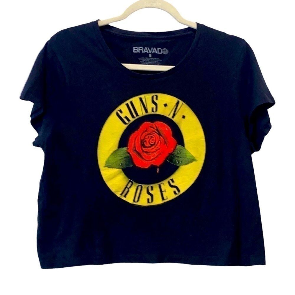 Bravado Guns N’ Roses Graphic Band Tee Crop Top​​​​​​​​​​​​​​​​​​​​​​